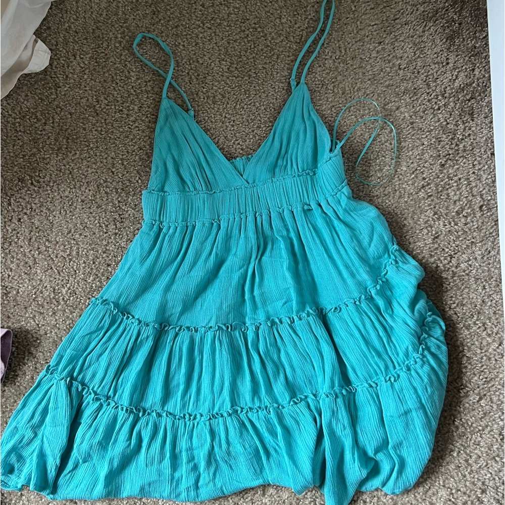 Blue dress